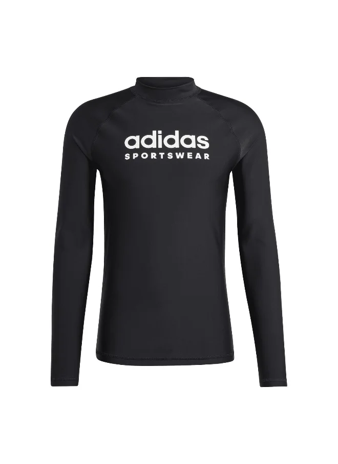 Adidas adidas M Rashgd Ls Black Swim Swimwear XS