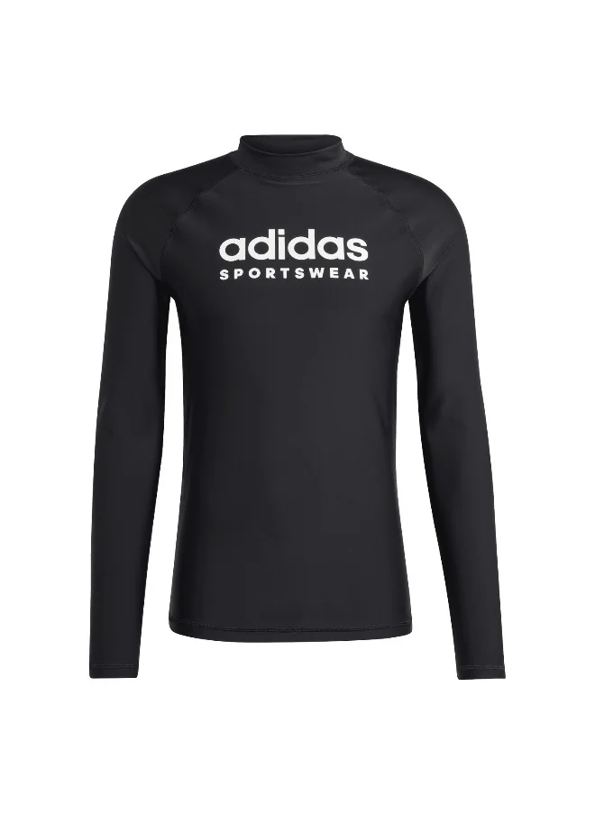 Adidas adidas M Rashgd Ls Black Swim Swimwear XS