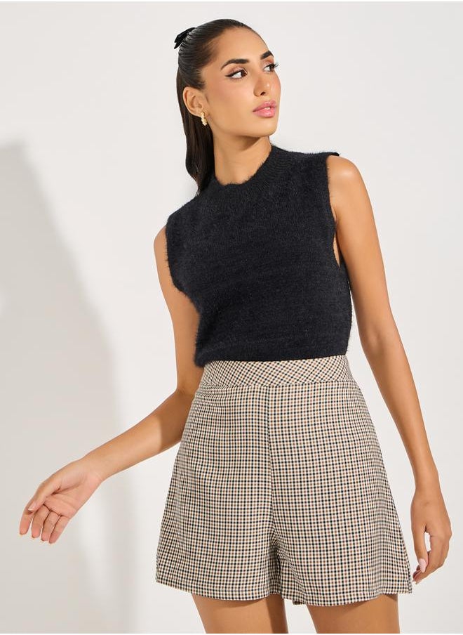 Styli Soft Textured Sleeveless Knit Top  - Image 1
