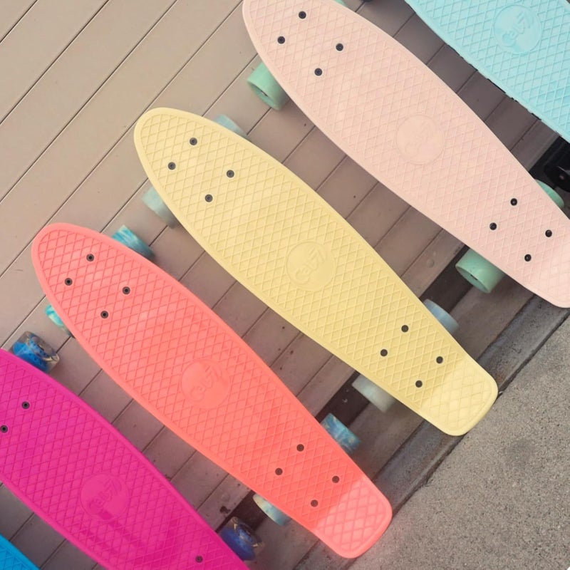 Cal 7 22" Complete Mini Cruiser Plastic Skateboard - Image 5