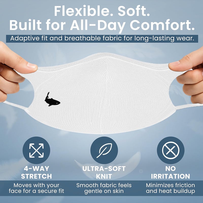 INHERENT Premium Traveler's Face Mask with Anti-Odor SILVERbac | Reusable, Adjustable, Comfortable - Image 5