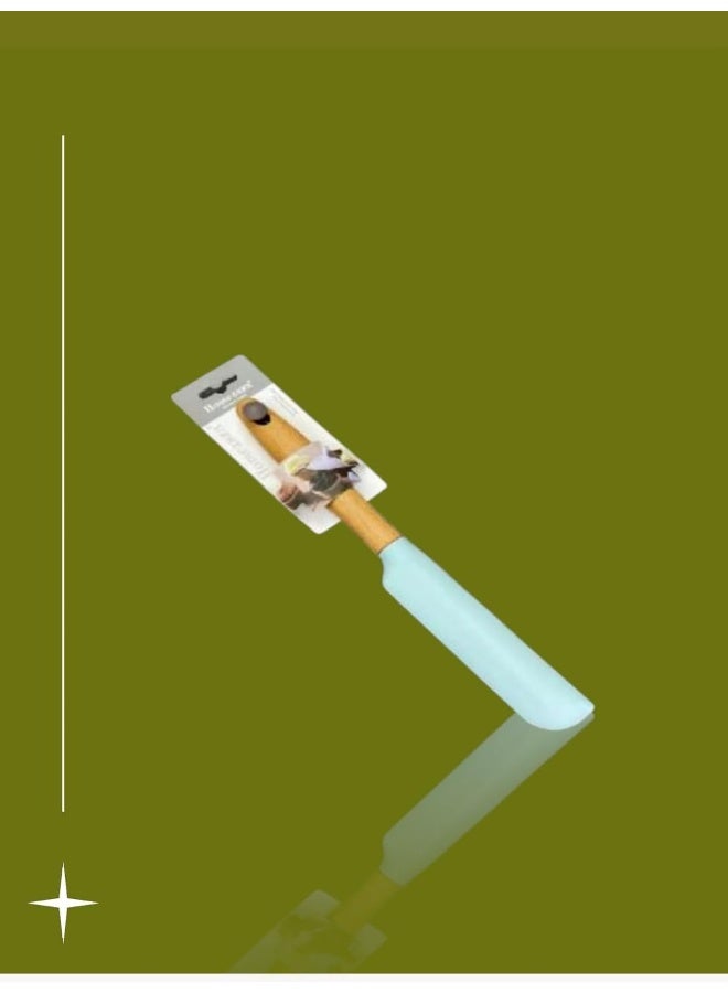 BS-56 Silicone Spatula w/Wooden Handle - Image 3