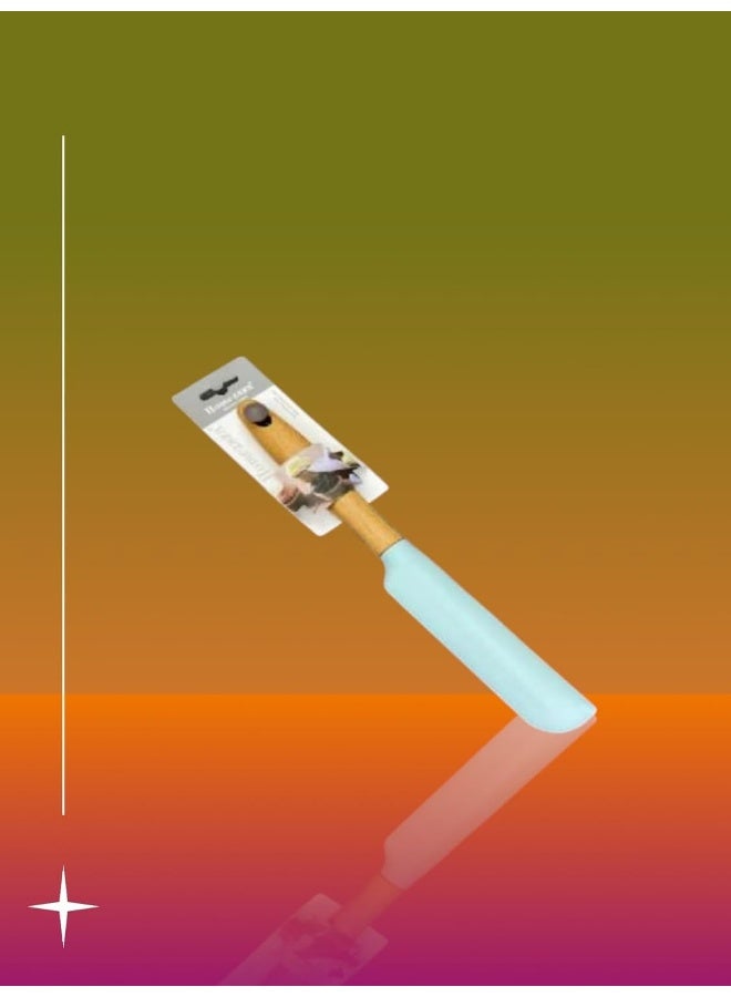 BS-56 Silicone Spatula w/Wooden Handle - Image 4