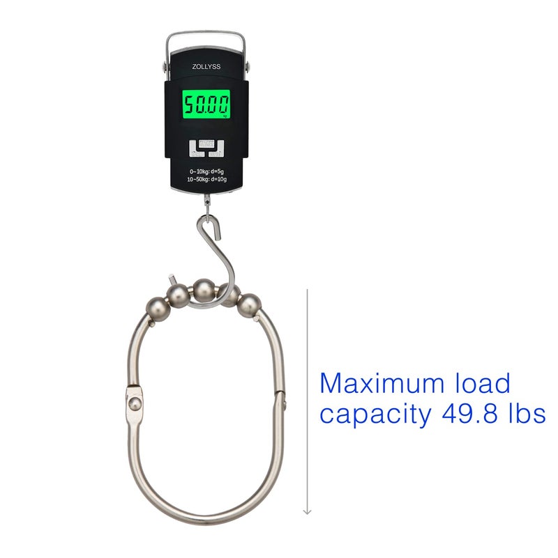 2 Lb. Depot 2LB Depot Wide Shower Curtain Rings/Hooks Set, Decorative Brushed Satin Nickel Finish, Easy Glide Rollers,100% Rustproof Stainless Steel, Set of 12 Rings for Shower Rods. Rust Proof Shower Hooks Rings - Image 5