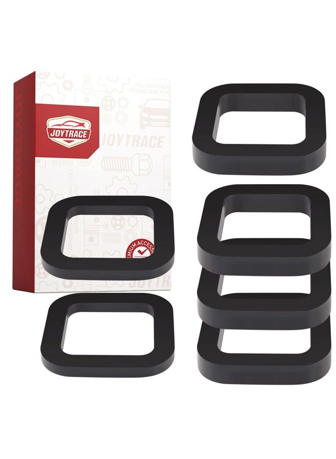 joytrace 6 Pack - Multiple Size Combination，2 Inch Hitch Receiver Silencer Pad - Compatible with Most 2 Inch Trailer Hitch Receiver - Image 1