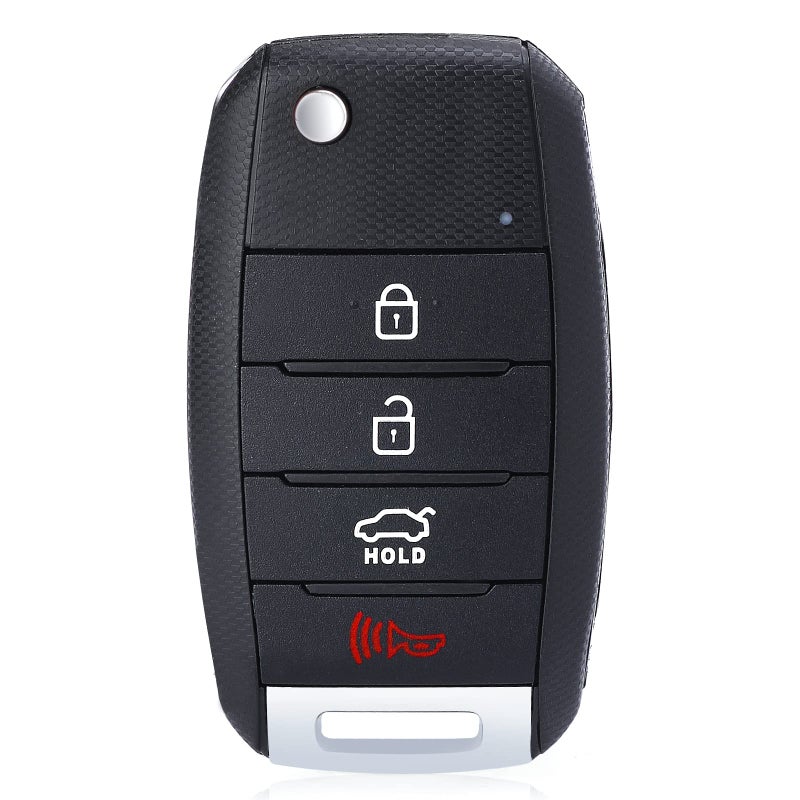 Aichiyu Flip Remote Key Fob for Kia Optima 2016 2017 2018 2019 2020 FCC ID SY5JFRGE04 PN 95430D4010 4 Buttons 434Mhz Keyless Entry Car Control Transmitter