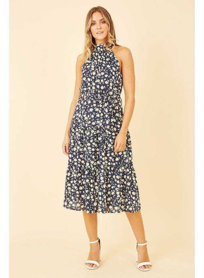 MELA LONDON Floral Print Halter Dress - Image 3