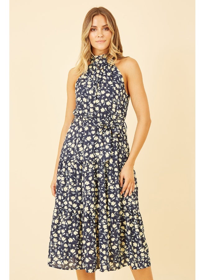 MELA LONDON Floral Print Halter Dress - Image 2