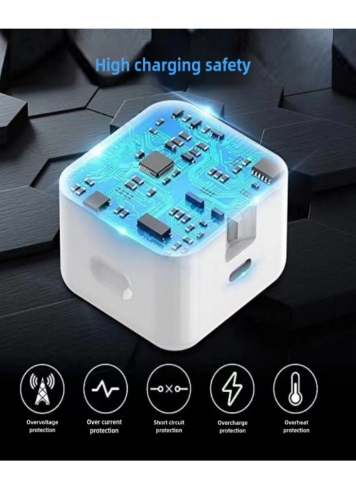 iPhone 16, iPhone15 Pro Max Charger With USB C Port 35 Watt with 1M iPhone Fast Charging Cord Type C to C for iPhone 16 / 15 Pro max/15 Pro/15 plus/15, Samsung S24 and all USB C mobiles / Tabs - Image 4