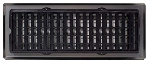 Decor Grates AJH412-GM Oriental Floor Register, 4x12 Inches, Gun Metal , 1-Pack - Image 4