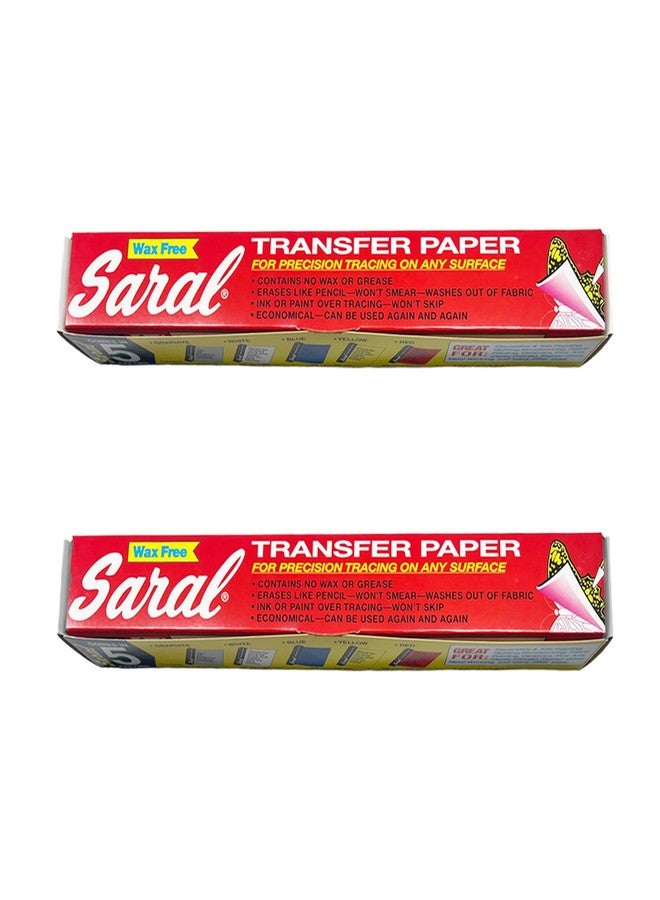 Saral Paper Corp Wax Free Transfer Tracing Paper - Graphite and White - Two 12 Inches x 12 Foot Rolls (One Roll Per Color) - Image 3
