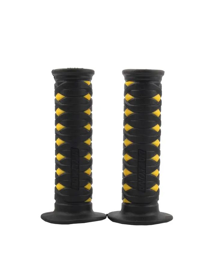 Pink 22mm Motorcycle Handlebar Grips 7 8 Inch Rubber Gel With Aluminum Alloy Bearings Ergonomic Design For Off Road Motocross Bikes Enhanced Control Stability Durable Biker Accessories Adventure Ready Sleek Appearance - Image 5