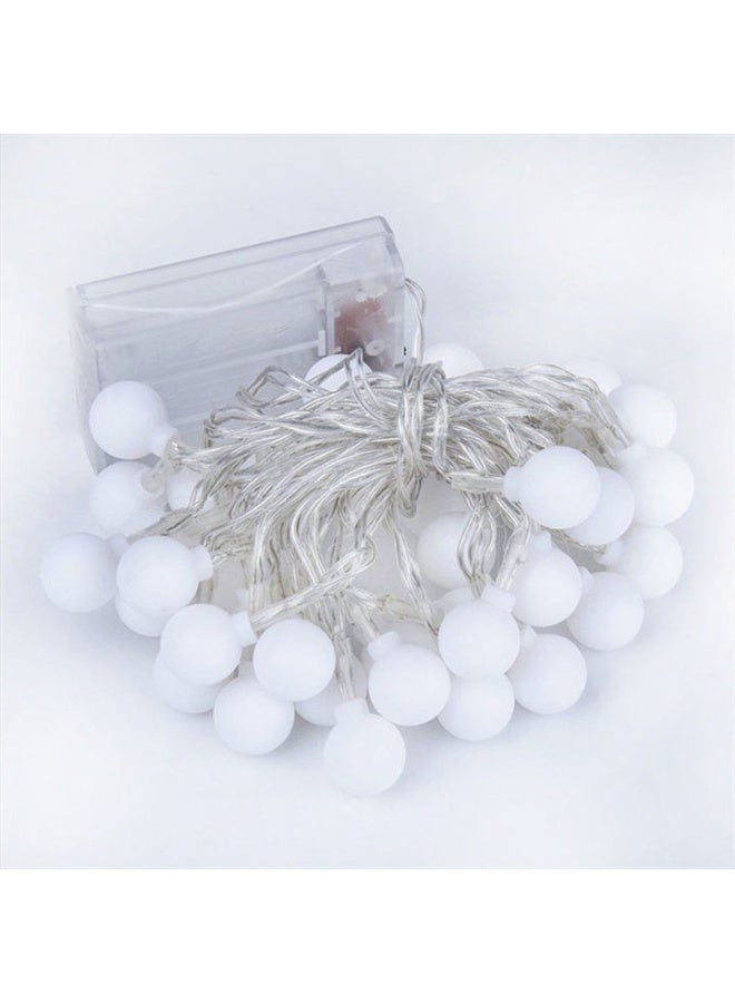 LED String Lights 10M String with 80 Lights 6M String with 40 Lights Bubble Fairy String Lights Ball Blubs Christmas Light Wedding Party Room Lamp Battery Operated Home Decor Light Christmas Tree Decoration Hanging Night Light - Image 1