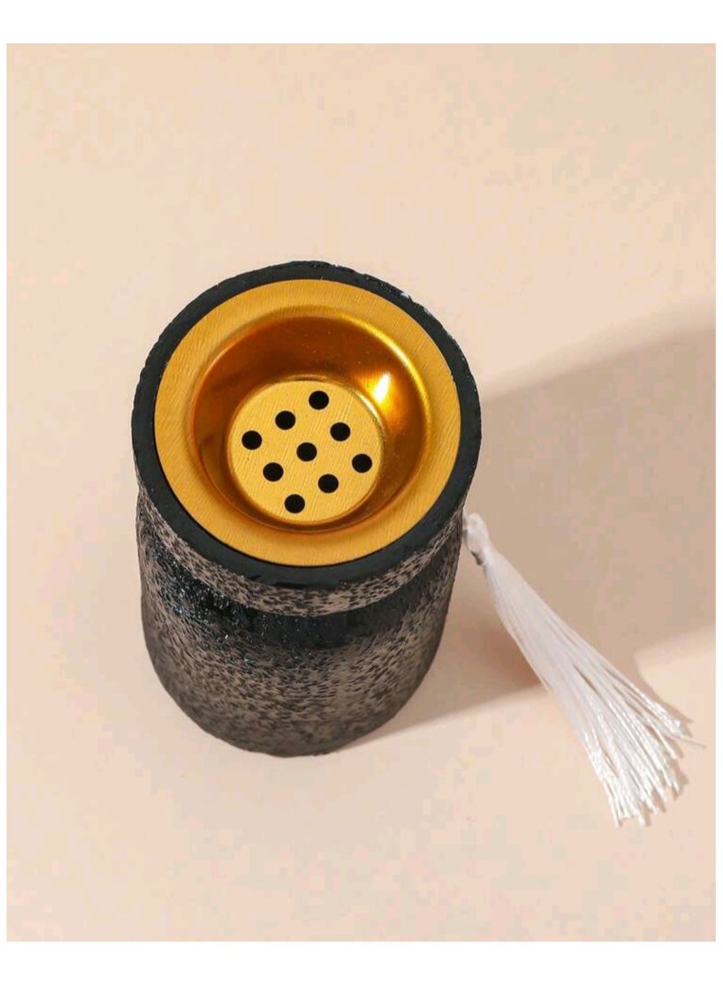 Luxury incense burner with a modern and professional design in black balloon, ideal for use.  - Image 2