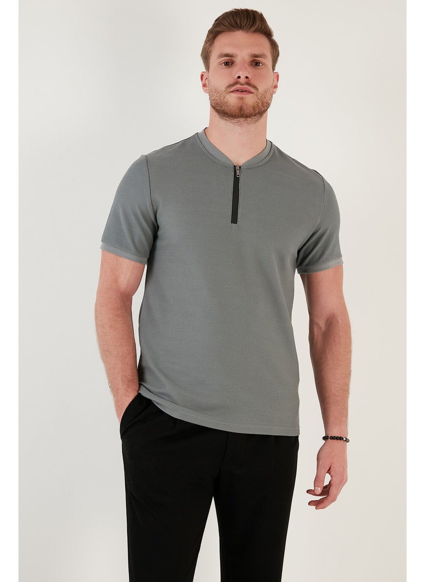 Cotton Regular Fit Half Zipper T Shirt Men's T Shirt 5902653 - pzsku/Z387C3973B9E22566893FZ/45/_/1741272235/9fa449ad-f510-4261-955a-362e77ee4aad