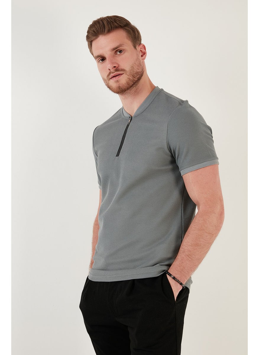 Cotton Regular Fit Half Zipper T Shirt Men's T Shirt 5902653 - pzsku/Z387C3973B9E22566893FZ/45/_/1741272605/5a5445c0-46bb-4d4a-a966-2e744daefa24