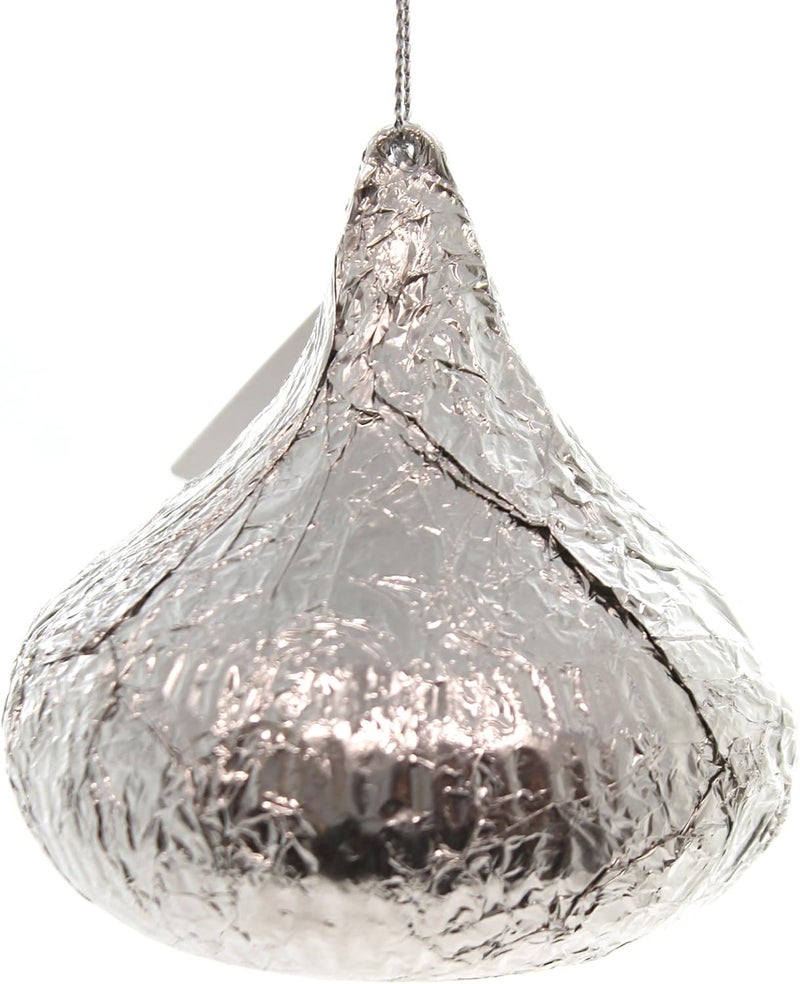 Kurt Adler Hershey Kisses Christmas Ornament by Kurt Adler - Silver Hanging Decoration - Image 2