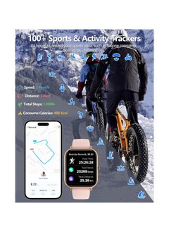 FARROBIZZ Smart Watch for Men Women, 1.83" HD Fitness Tracker with Answer/Make Calls, Heart Rate/Blood Oxygen/Sleep Monitor, Pedometer, Calories, 120+ Sports Mode, IP68 Waterproof Fitness Watch for Android iOS  - Image 3