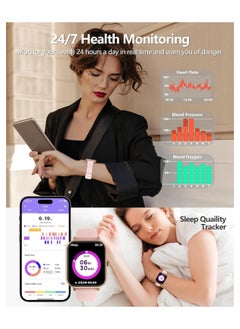 FARROBIZZ Smart Watch for Men Women, 1.83" HD Fitness Tracker with Answer/Make Calls, Heart Rate/Blood Oxygen/Sleep Monitor, Pedometer, Calories, 120+ Sports Mode, IP68 Waterproof Fitness Watch for Android iOS  - Image 4