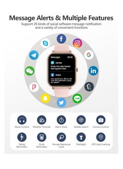 FARROBIZZ Smart Watch for Men Women, 1.83" HD Fitness Tracker with Answer/Make Calls, Heart Rate/Blood Oxygen/Sleep Monitor, Pedometer, Calories, 120+ Sports Mode, IP68 Waterproof Fitness Watch for Android iOS  - Image 5