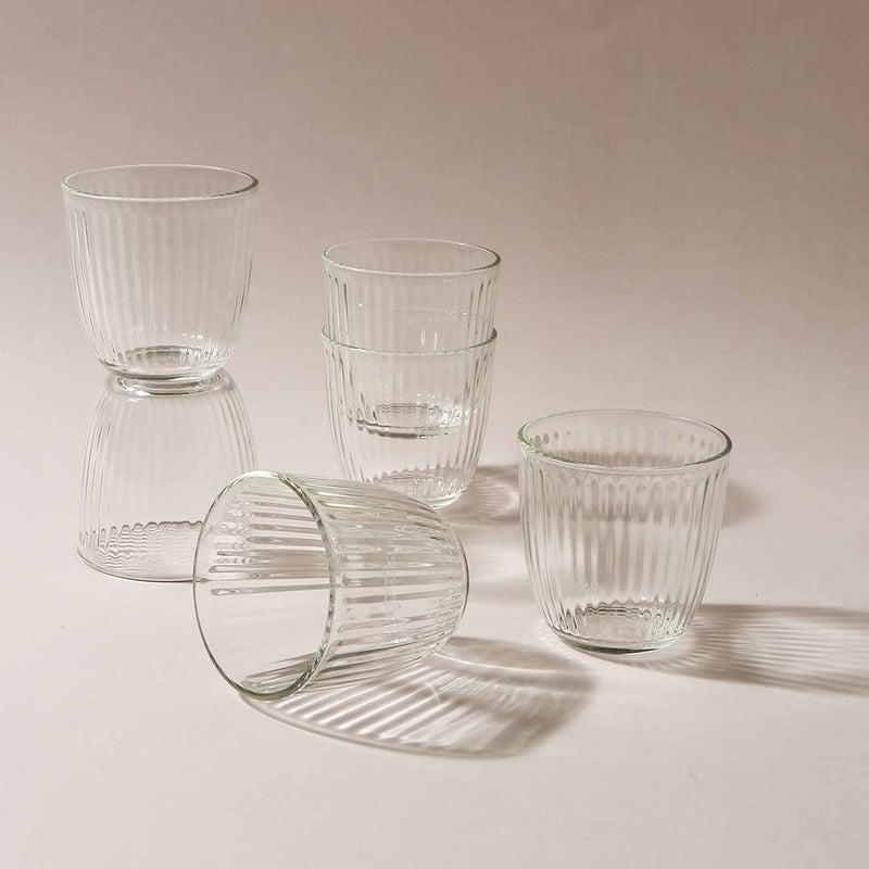 Wonderchef Wonderchef Bormioli Line Water Tumbler Clear Colour 290 ml Set of 6  - Image 3