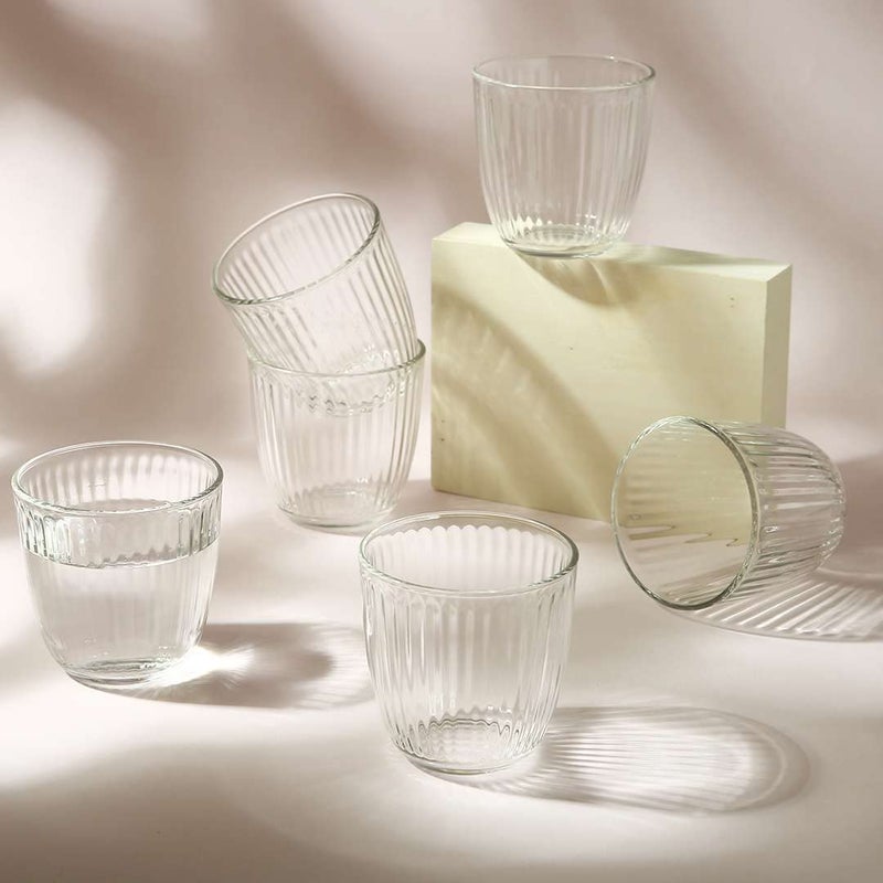 Wonderchef Wonderchef Bormioli Line Water Tumbler Clear Colour 290 ml Set of 6  - Image 1