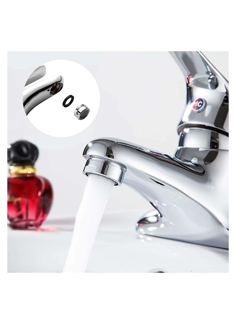 SYOSI - 4 Pcs Kitchen Tap Head Water Saving Adjustable Swivel Faucet Tap Aerator Filter Faucet Sprayer Head Extension Effective Devicefor Bathroom Kitchen Sink Spray Tap Attachment - Image 1