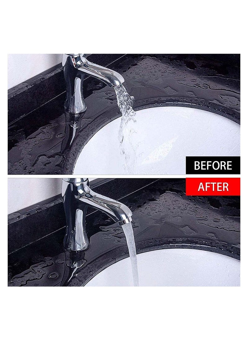 SYOSI - 4 Pcs Kitchen Tap Head Water Saving Adjustable Swivel Faucet Tap Aerator Filter Faucet Sprayer Head Extension Effective Devicefor Bathroom Kitchen Sink Spray Tap Attachment - Image 1