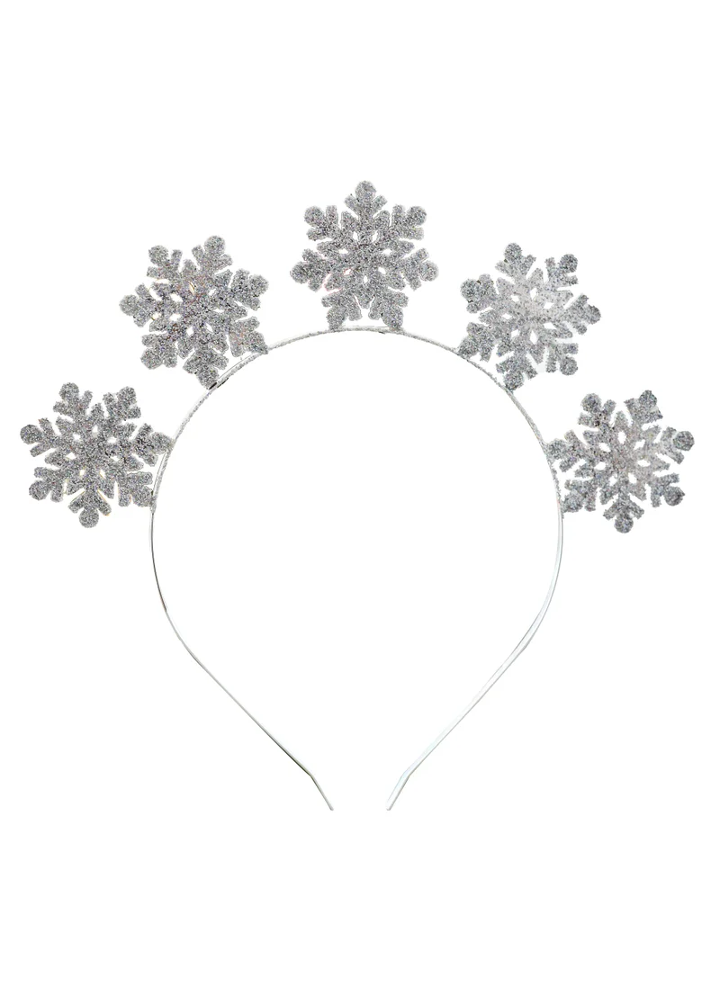 Ginger Ray Silver Snowflake Metal Headband