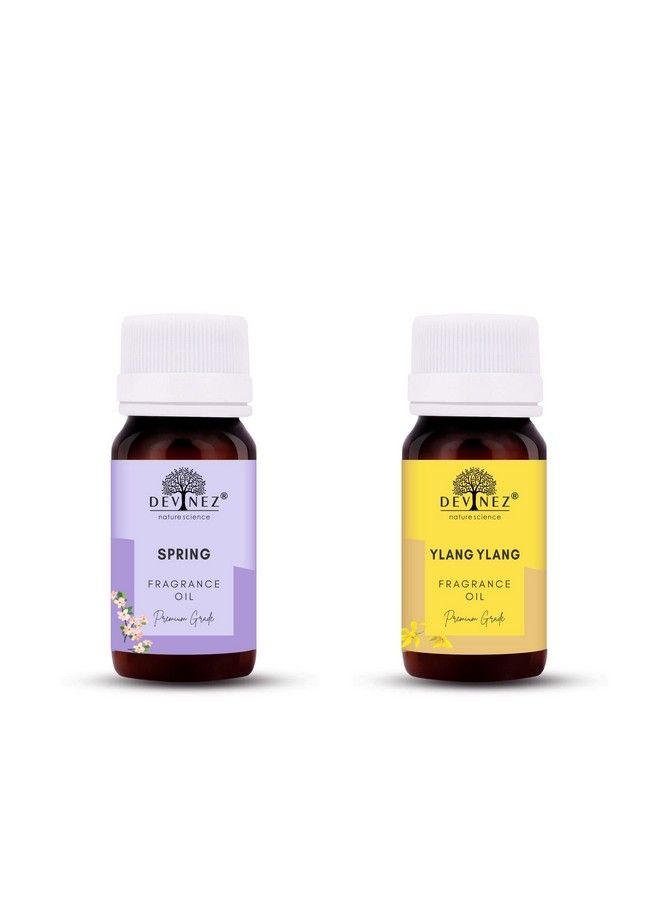 Devinez Spring (Aqua Fresh) Ylangylang Aroma Oil For Diffuser/Ultrasonic Aroma Diffuser/Tealight Diffuser/Reed Diffuser 15Ml Each - Image 1