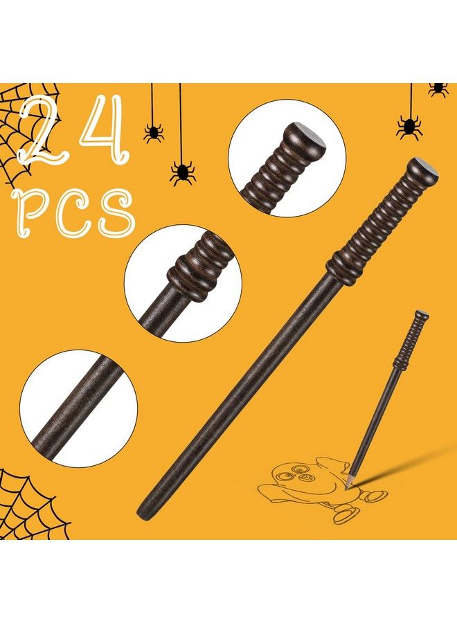 Chinco 72 Pcs Wand Pencils And Glasses Wizard Halloween Party Favors Including 24 Wizard Wand Pencils And 24 Plastic Costume Glasses Frame With 24 Storage Bags For Kids Theme Party Supplies  - Image 5