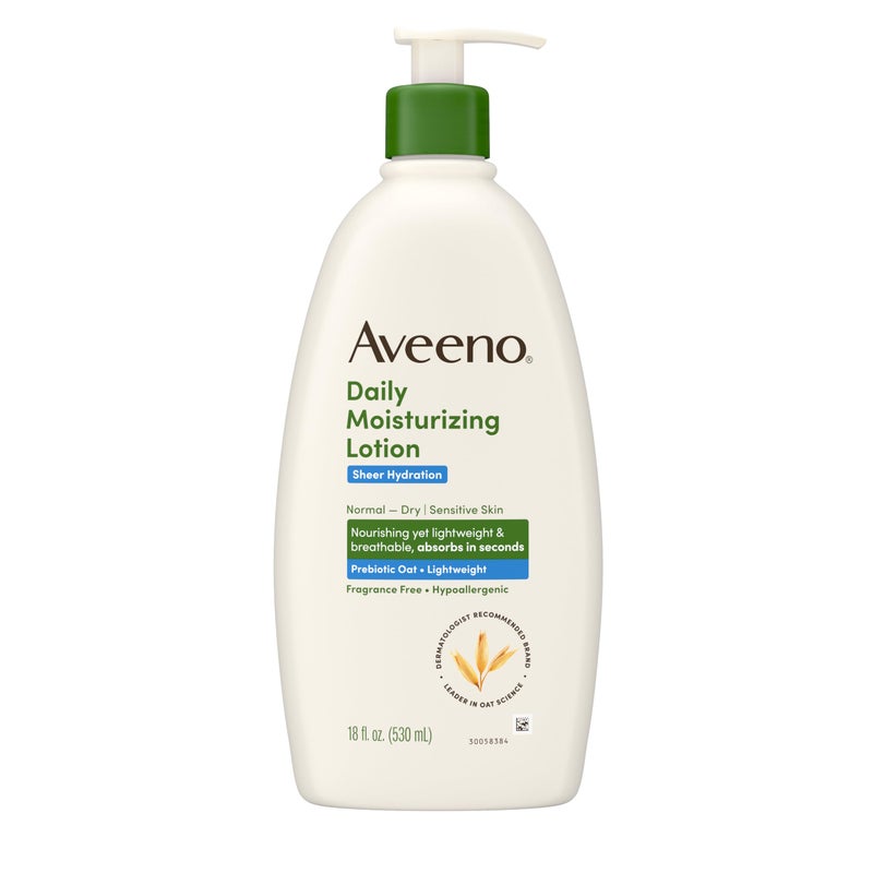 Aveeno Active Naturals Daily Moisturizing Lotion, Sheer Hydration 18 fl oz (530 ml)