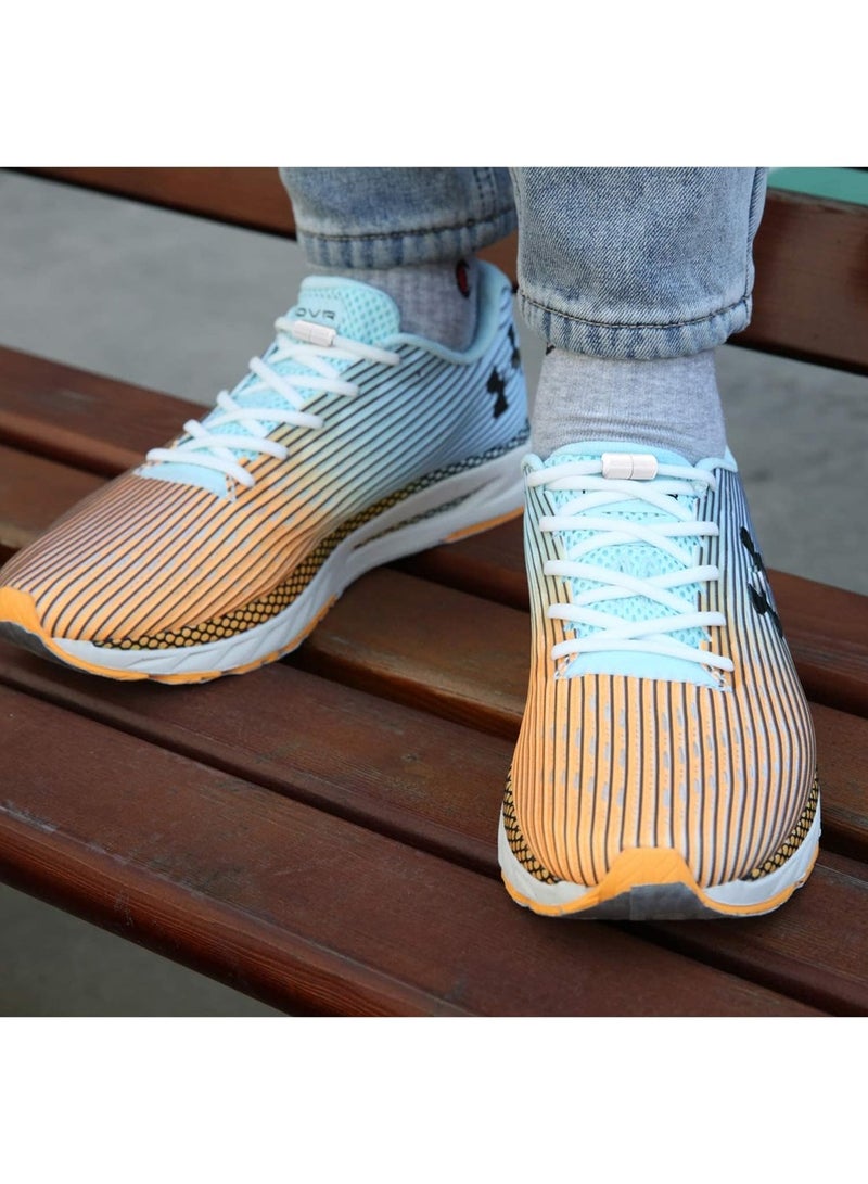 SYOSI 2 Pairs No Tie Elastic Half round Laces with Quick Release, Elastic Shoelaces with Metal Clasps Buckles, Adjustable Lock Tieless Shoe Laces Replacement for Trainers Walking Hiking All Shoes - Image 5