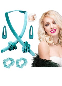 Daytoyz Heatless Curling Rod Headband – Premium Rods for Tight and Loose Curls - Mulberry Silk Wave Curler Soft Plush Cotton Filling Hairclips, Scrunchies  - Image 1