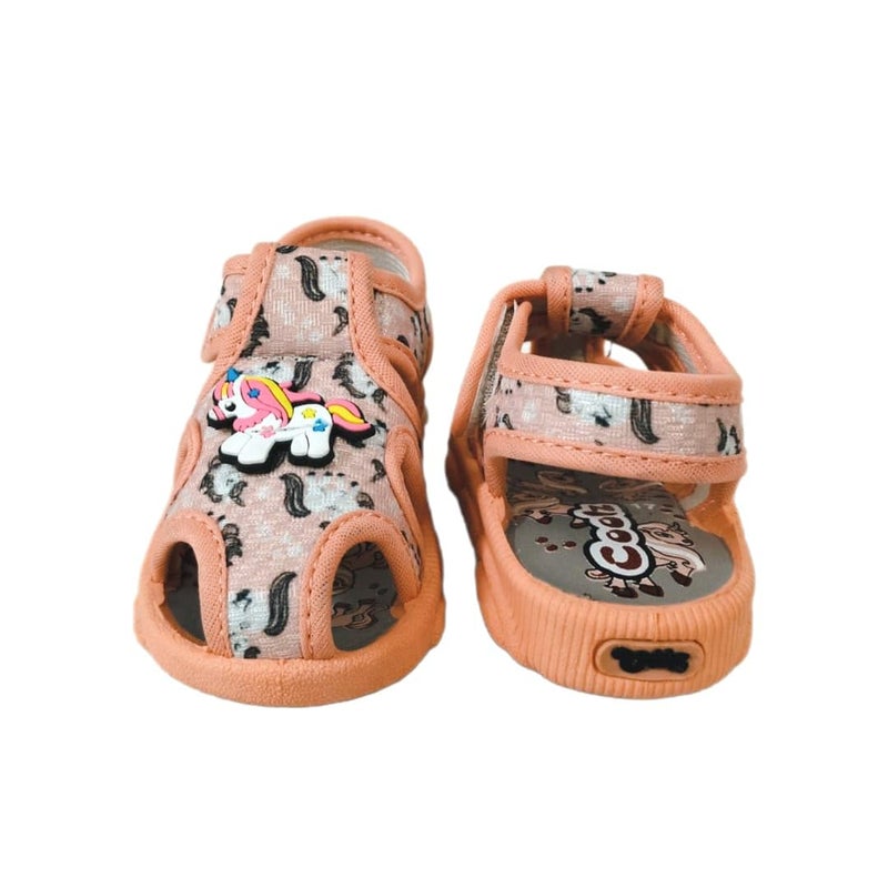 Coolz Kids Chu-Chu Sound Musical Sandals Coco-7 for Baby Girls Age 1-2 Years - Image 5
