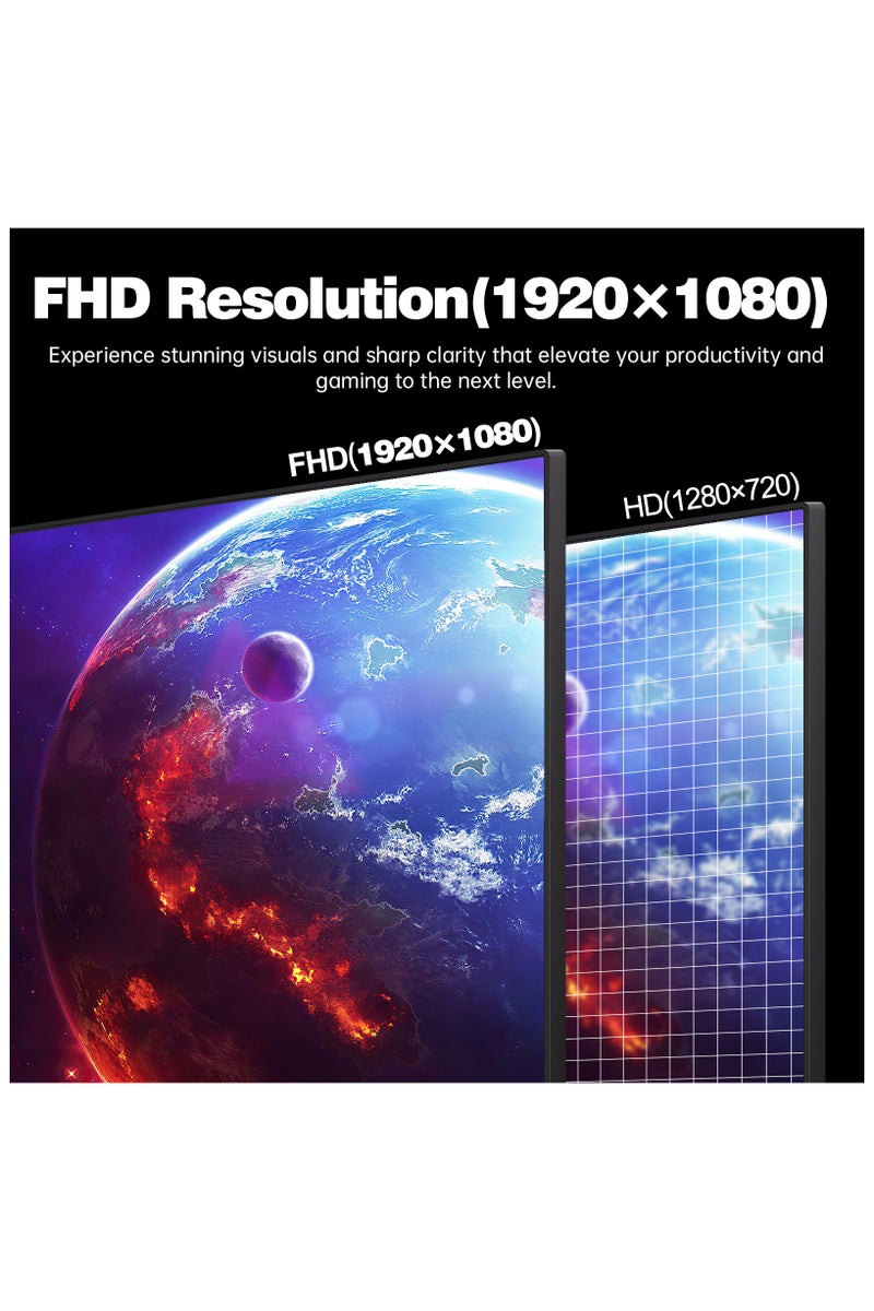 إيز إليكترا شاشة ألعاب 27 بوصة FHD (1920×1080) 180 هرتز (OC 240 هرتز)، شاشة IPS بدون حواف، HDR10، 99% sRGB، 1 مللي ثانية (GTG)، مع AMD FreeSync Pro وG-Sync، تدعم PS5 / Xbox Series X، 2 HDMI 2.1، 2 DP 1.4 ومنفذ سماعة رأس - Image 2