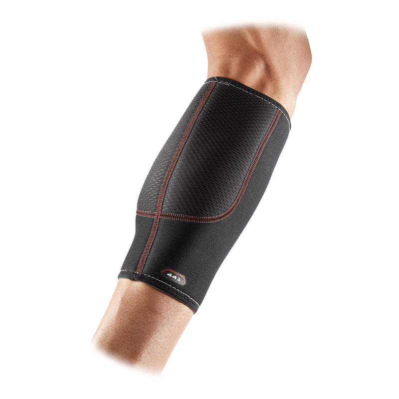 McDavid Calf Compression Sleeve, Light Support for Left or Right Leg, Helps Provide Relief From Pain, Men & Women, Black, Adult L - Image 3