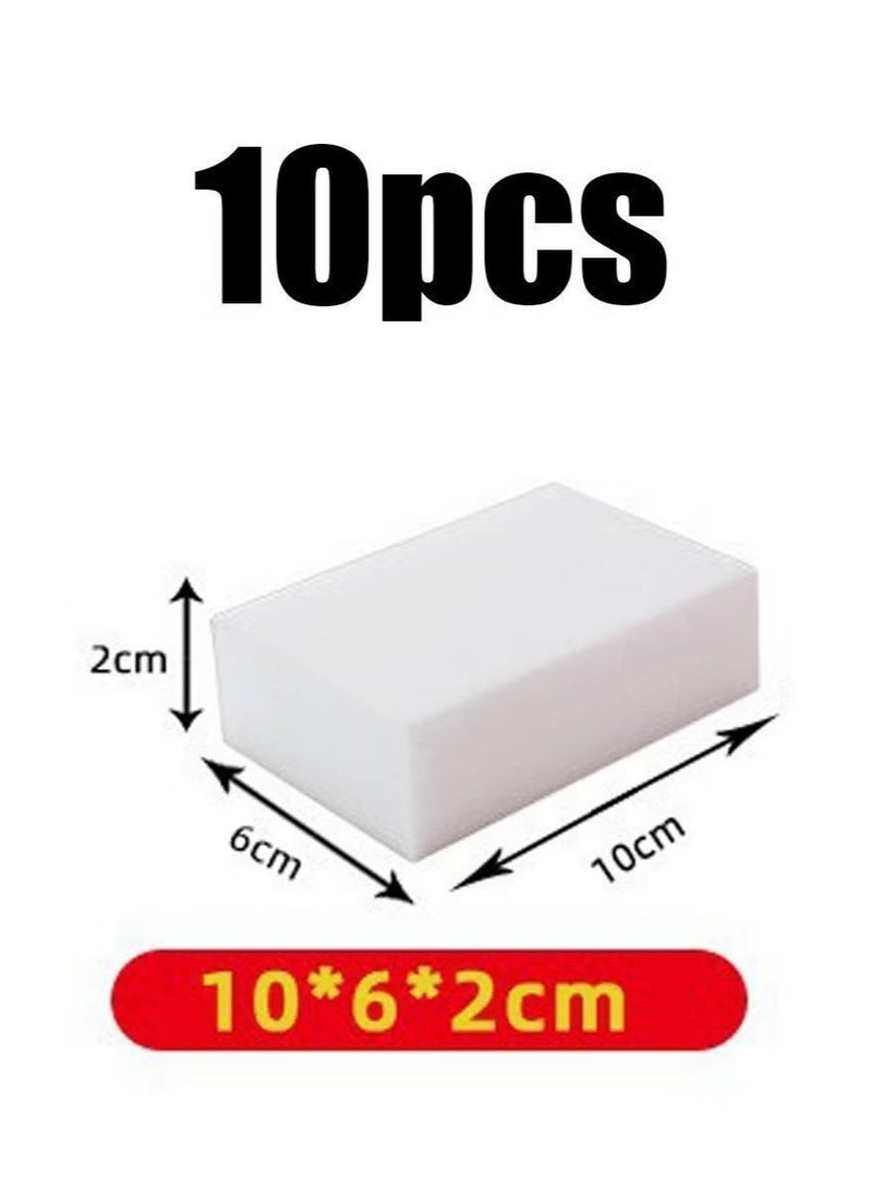 AKSONZ 10-Pack Magic Melamine Eraser Sponges – Multi-Surface Power Scrubber for Kitchen, Bathroom, and Walls – Non-Scratch All-Purpose Foam Cleaning Pads - Image 2