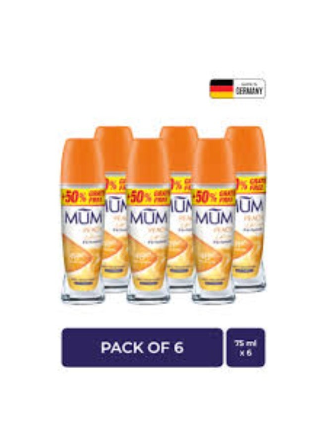 Mum Peach Deo Roll-On 75ml - Image 3