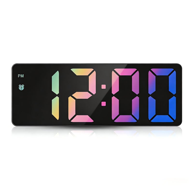 AMIR Upgraded Digital Alarm Clocks for Bedrooms, LED Digital Clock with Dual Power Supply, 12/24H, Dimmable,DST,Snooze,Desk Clock for Home Office School - Image 1