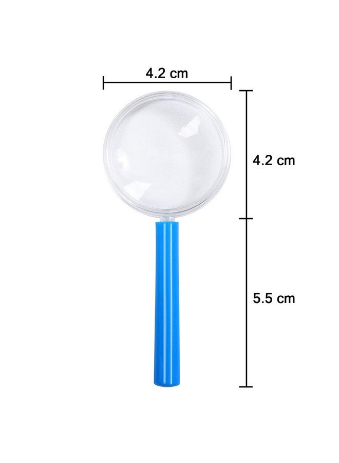 Elcoho 32 Pack Magnifying Glasses For Young People Plastic Colorful Magnifying Glasses For Party Favors Educational Toys With Storage Bag, 8 Colors - Image 2