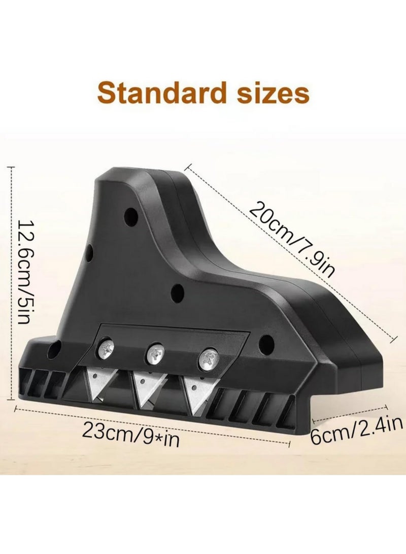 45°Plasterboard Chamfer Tool Drywall Corner Trimmer Right Angle Bevel Planer for Gypsum Board Edge Professional Hand Tool for Drywall Cutting and Edge Shaping - Image 2