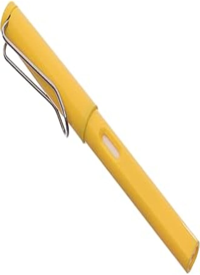 IMAX Forever Lasting Colored Pencil Endless Breakage and Sharpened with Built-In Eraser for Coloring and Drawing - Yellow 