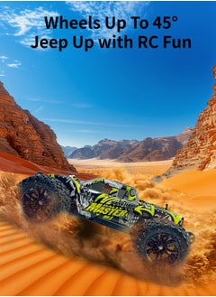 Harvestoy HAVT RC 1/14 Brushless  Romote Control Cars with LED Headlight for Beginners. Fast 60 km/h,4X4 Offroad .RC car for adults for kids.Toys Gifts  - Image 3