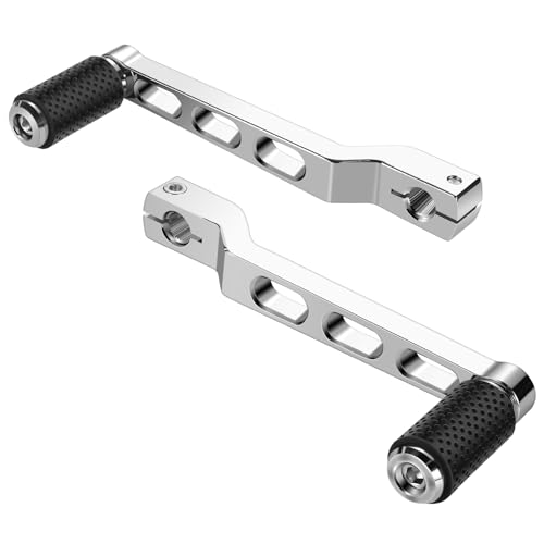 HEYOMOTOR Motorcycle Heel Toe Shift Lever Brake Pedals Shift Peg for Harley Davidson Softail Touring Road Glide Street Glide Levers Road King Glide Trikes Shifter Levers - Image 1