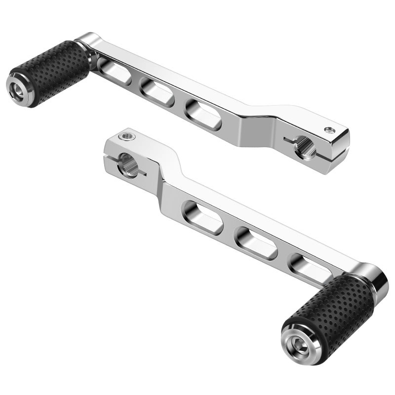HEYOMOTOR Motorcycle Heel Toe Shift Lever Brake Pedals Shift Peg for Harley Davidson Softail Touring Road Glide Street Glide Levers Road King Glide Trikes Shifter Levers - Image 2