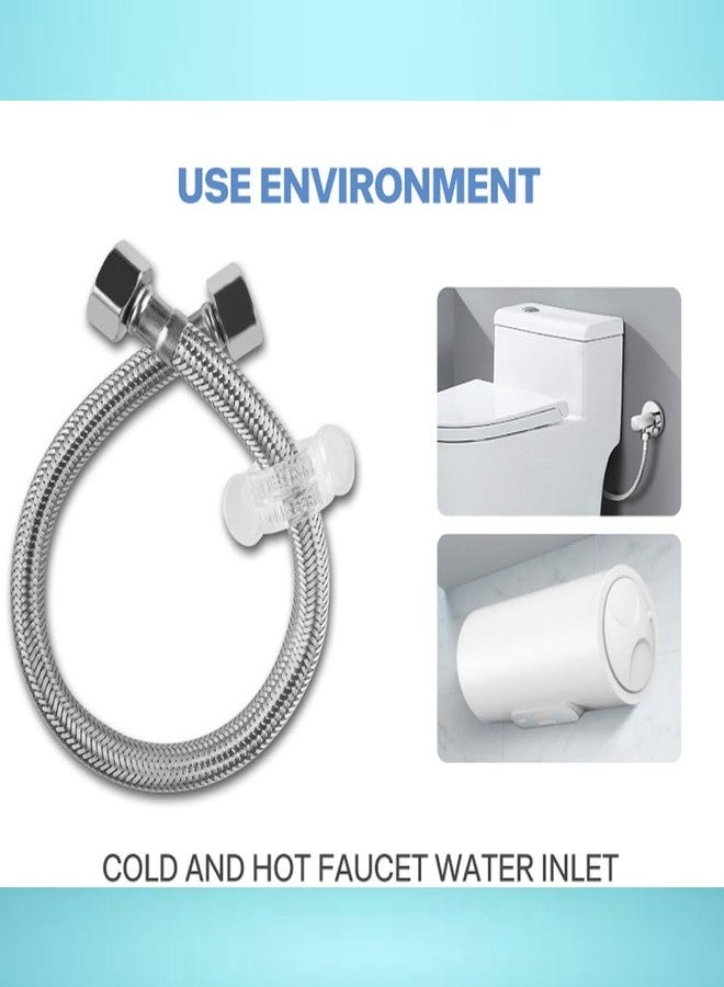 MLD Connecting pipe for wash basin/Steel Connection Pipe For Hot And Cold Water/Geyser Connection Pipe/Basin Mixer Connection Pipe GCP4861 (18 inch, Steel, Connection Pipe, 2 Pieces) - Image 5