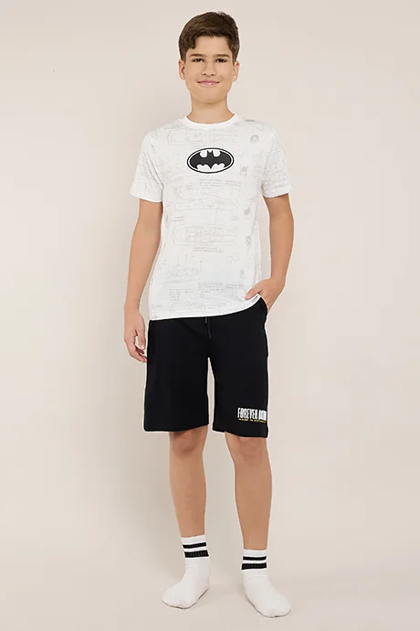 R&B Batman Print Clothing Set