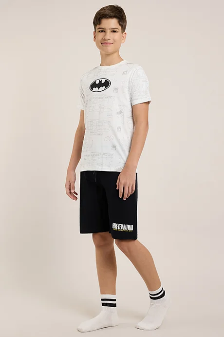 R&B Batman Print Clothing Set