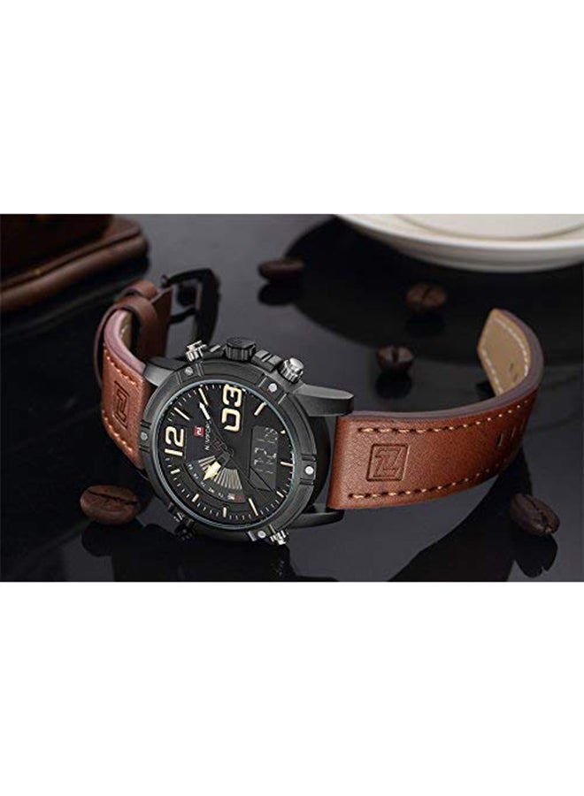 Men's Water Resistant Analog/Digital Watch NF9095M - Image 4